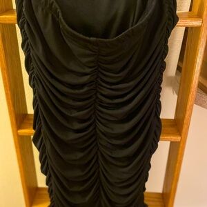 Black bodycon dress black NWT